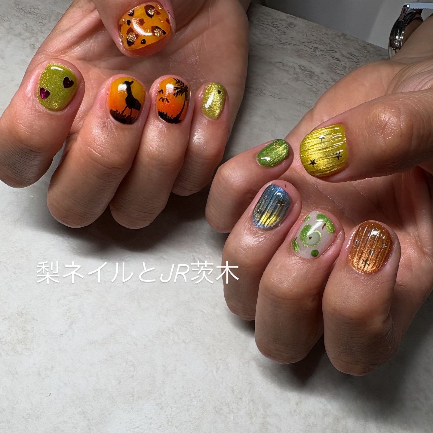 🦒🌇🍏💛
【好き】【やってみたい】を形に🫶🏻
.
遥々ありがとう🥰🙇🏻‍♀️
@3737mnnn 
.
.
【梨ネイルとJR茨木】
.
ゆったりとくつろげる、完全個室の
こだわりネイルサロン💅🏻
.
『やってみたい』『好き』を形にする
あなたのためのプライベート空間です🫶🏻
.
ネイルが大好きなネイリストが、
とことん細部までこだわって仕上げています。
.
茨木でネイルサロンをお探しの方は、
是非梨ネイルの井上にお任せください。
.
必ず素敵に、可愛くします🥰🫶🏻
.
#茨木ネイルサロン
#茨木駅すぐ
#パラジェル取扱店