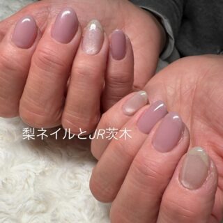 フォルムにこだわるネイルサロン
梨ネイルとJR茨木
.