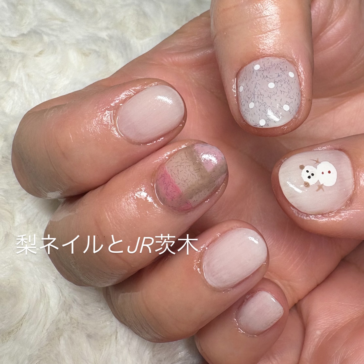 暖かい素材(?)🧶🫶🏻
.
雪だるまくま⛄️🐻かわF~~🫶🏻